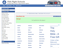 Tablet Screenshot of faaflightschools.com